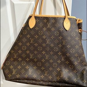 Louis Vuitton Neverfull GM Brown Monogram with beige interior